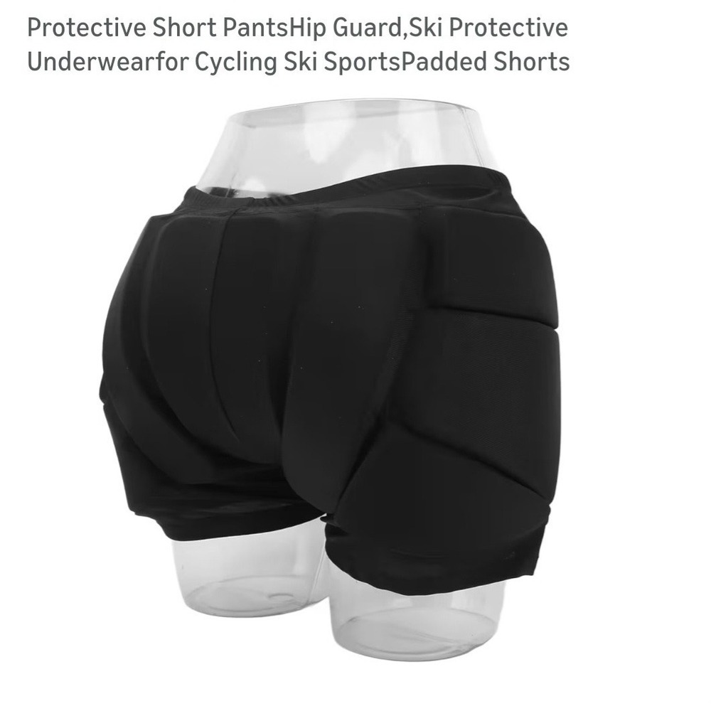 Padded Protective Shorts Hip Guard Tailbone Protection Ski Snowboard Cycling L